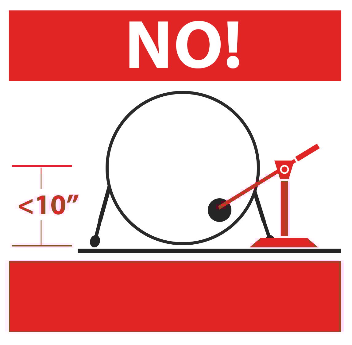 Pro Tip Kick Drum Mic Hole Placement